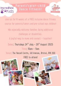 Inclusive dance class in Bristol